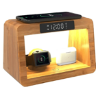 5 in 1 Bamboo Wooden Charging Dock