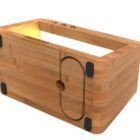 5 in 1 Bamboo Wooden Charging Dock