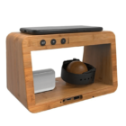 5 in 1 Bamboo Wooden Charging Dock