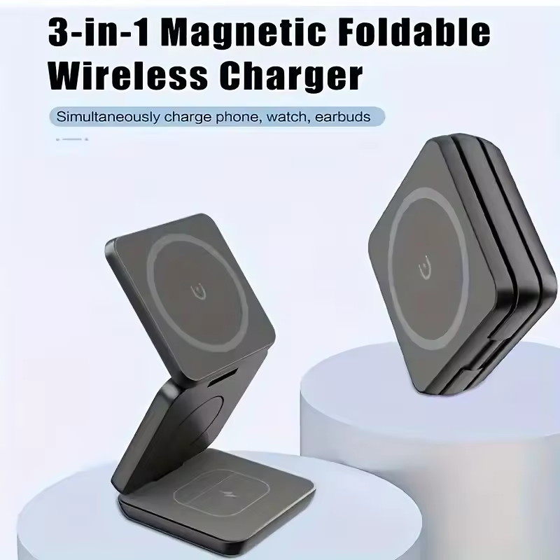 Foldable 3 in 1 Wireless Charger